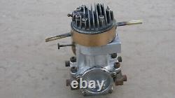 Vintage FOX 59 TETHER CAR / RC MARINE BOAT ENGINE with FLYWHEEL & MOTOR MOUNTS