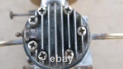 Vintage FOX 59 TETHER CAR / RC MARINE BOAT ENGINE with FLYWHEEL & MOTOR MOUNTS