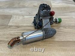 Vintage FOX EAGLE RC Model Airplane ENGINE / Motor with Muffler
