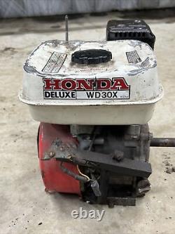 Vintage Honda Deluxe Motor Engine Model WD30X