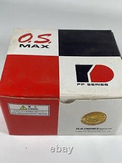 Vintage Japan OS MAX 40 FP SERIES Model Airplane Engine/Motor with Box & Muffler