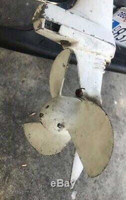 Vintage Johnson 2 Seahorse Outboard Engine Boat Motor Model 2r78r Nautical