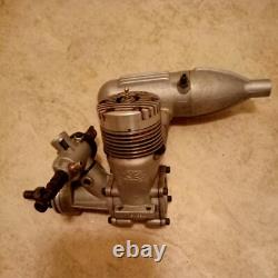 Vintage K&B 40 Model Radio Control Airplane Engine MOTOR with Muffler