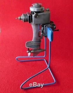 Vintage K&B Allyn Sea Fury. 049 Model Outboard Engine / Motor With Stand