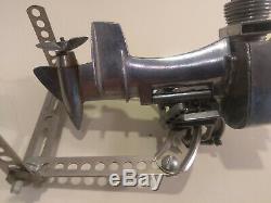 Vintage K&B Allyn Sea Fury Outboard gas power Model Toy Boat Motor Marine Engine