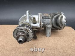 Vintage Madewell 49 Plane Motor Model Spark Ignition Engine Control Line / FF