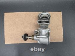 Vintage Madewell 49 Plane Motor Model Spark Ignition Engine Control Line / FF