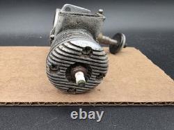 Vintage Madewell 49 Plane Motor Model Spark Ignition Engine Control Line / FF