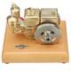 Vintage Mini M26 Motor Engine Model With Flywheel For Hobbyists