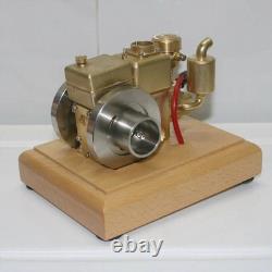Vintage Mini M26 Motor Engine Model with Flywheel for Hobbyists