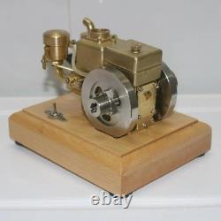 Vintage Mini M26 Motor Engine Model with Flywheel for Hobbyists