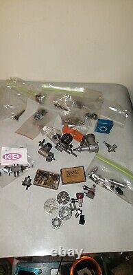 Vintage Model Toy Rc Plane Engine Motors Lot + Parts AS IS