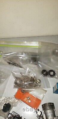 Vintage Model Toy Rc Plane Engine Motors Lot + Parts AS IS