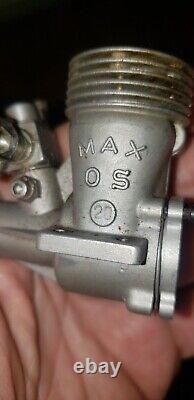 Vintage Model Toy Rc Plane Engine Motors Lot + Parts AS IS