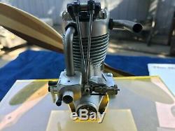 Vintage OS FS-60 4 Stroke Model Airplane Engine Open Rocker R/C Motor MK2 70's