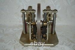 Vintage RARE Steam Engine Model Reciprocating Solenoid Motor France St Joseph