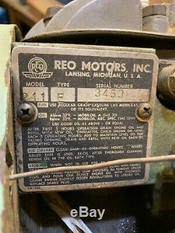 Vintage REO Motors Gas Engine Model 211 E Vintage Go Kart 1951 Hit Miss Show Old