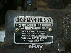 Vintage Rare Cushman Scooter Truck Husky Antique Motor Model M70 4HP Engine