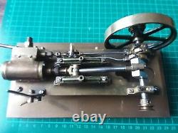 Vintage Steam Engine. Live Steam Model. Electric motor driven as an option