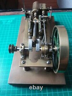 Vintage Steam Engine. Live Steam Model. Electric motor driven as an option