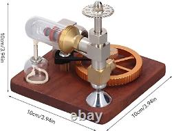 Vintage Stirling Engine Model Motor Kit for Adults Teens Educational Physics Toy