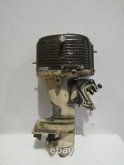 Vintage Toy Fuji Model Gas Boat Engine Metal outboard motor