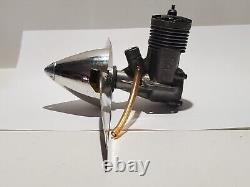 Vintage Veco 35 Motor Model Plane Engine Control Line Glow Airplane & Kavan Prop