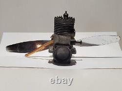 Vintage Veco 35 Motor Model Plane Engine Control Line Glow Airplane & Kavan Prop