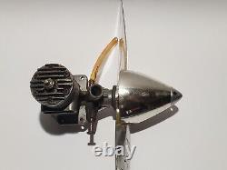 Vintage Veco 35 Motor Model Plane Engine Control Line Glow Airplane & Kavan Prop