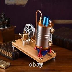Vintage Vertical Steam Engine Motor Model Mechanical Collection DIY Adult Toys