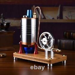 Vintage Vertical Steam Engine Motor Model Mechanical Collection DIY Adult Toys