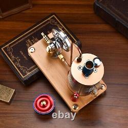 Vintage Vertical Steam Engine Motor Model Mechanical Collection DIY Adult Toys