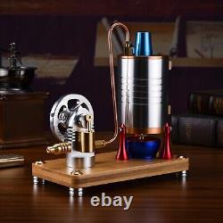 Vintage Vertical Steam Engine Motor Model Mechanical Collection DIY Adult Toys