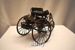 Vintage Yellow & Black Karl Benz's Patent Motor Car Iron Model Gasoline Engine