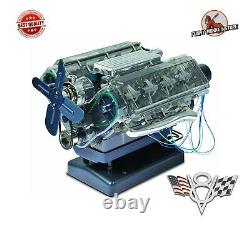 Visible V8 Internal Combustion Ohc Engine Motor Working Model Haynes Kit Box New