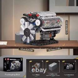 Visible V8 Internal Combustion Ohc Engine Motor Working Model Haynes Kit Box New