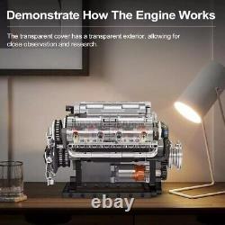 Visible V8 Internal Combustion Ohc Engine Motor Working Model Haynes Kit Box New