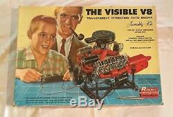 Visible V8 Model Kit 802 Vintage Motor Transparent Auto Engine Assembly Read