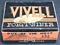 Vivell Motors Forty-Niner Model Airplane Spark Ignition Engine with Box Vintage