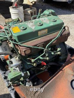 Volvo Penta Model 2003 Marine Diesel 3 Cylinder Engine Motor Gear Case Illinois