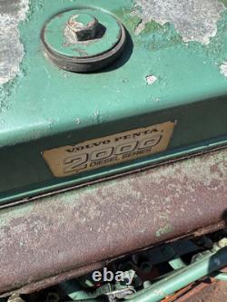 Volvo Penta Model 2003 Marine Diesel 3 Cylinder Engine Motor Gear Case Illinois