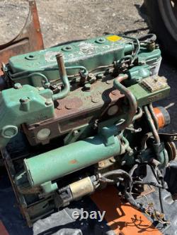 Volvo Penta Model 2003 Marine Diesel 3 Cylinder Engine Motor Gear Case Illinois