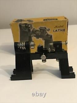 Vtg Sel Toy Model Lathe 3080 Steam Engine Hit Miss Electric Motor Box England