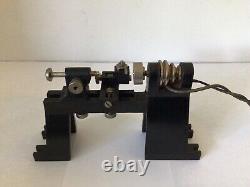 Vtg Sel Toy Model Lathe 3080 Steam Engine Hit Miss Electric Motor Box England