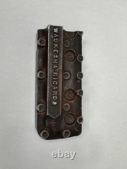 Waukesha Ricardo Cylinder Head Cutaway Section Vintage Engine Training Model