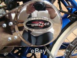 Whizzer Motor Bicycle Motorized Bike 60th Anniversary Model Blue Mini Motorcycle