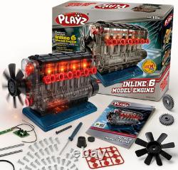 Working Inline 6 Engine Model Kit Build Your Own Mini Engine Kit