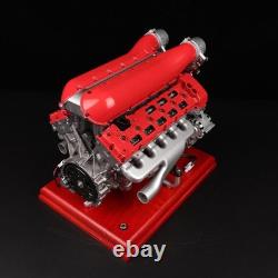 Working Metal V12 Engine Model Kit Metal Motorized 4-Stroke Electric 800+ PCS