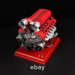 Working Metal V12 Engine Model Kit Metal Motorized 4-Stroke Electric 800+ PCS