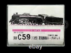 World Craft Company Japan Steam Locomotive C59 N 1/150 Metal Kit with Micro Motor